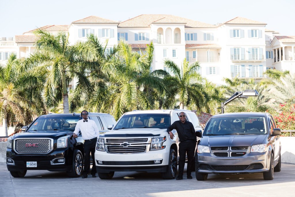 Secure Taxi team with vehicles for wedding and group transportation
